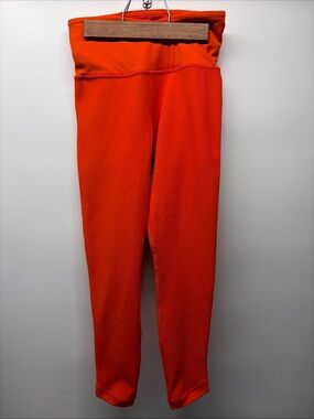 Women’s Athleta Elation Ultra High Rise Rib Tight Leggings Flame Orange Size XS